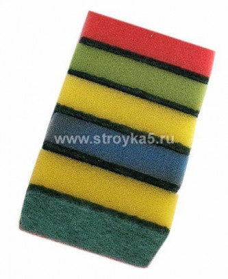 Губки для мытья посуды "Стандарт" (10шт.)
