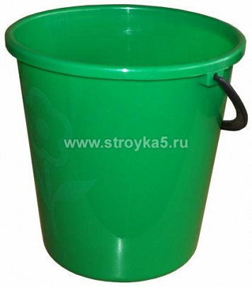 Ведро пласт. 8 л б/крышки пищ. "Ромашка"