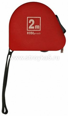 Рулетка цвет. пластм. корпус с покрытием, фиксатор 7,5м/25мм