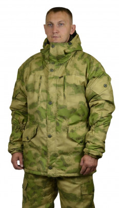 Костюм мужской "Горка-Тактик" зимний тк. Таслан "мох","Taffeta" фольгированная