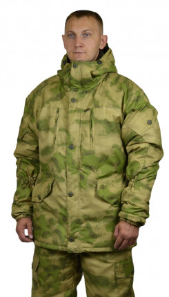 Костюм мужской "Горка-Тактик" зимний тк. Таслан "мох","Taffeta" фольгированная