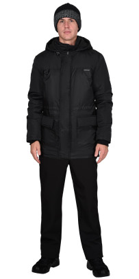 Куртка СИРИУС-ЛЕГАТ демисезонная, чёрная